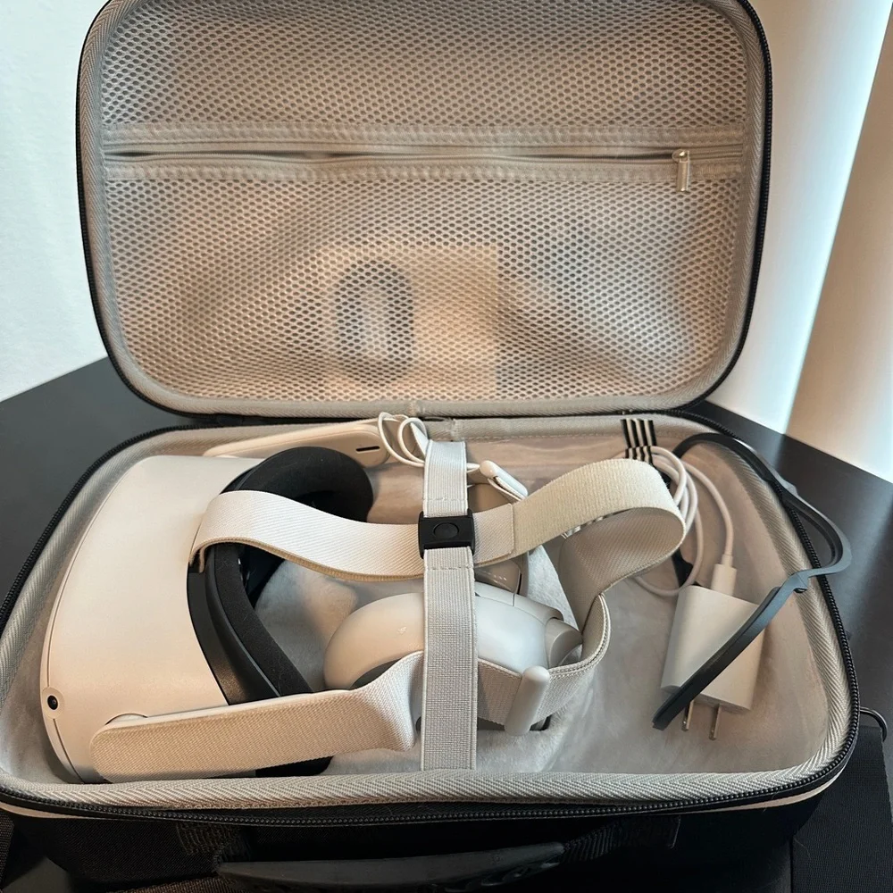 VR Headset with Accessories - White